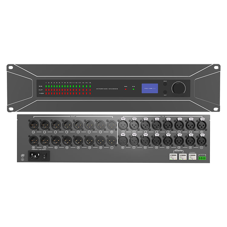 Dante 16 sa 16 Out Network Audio Interface Box