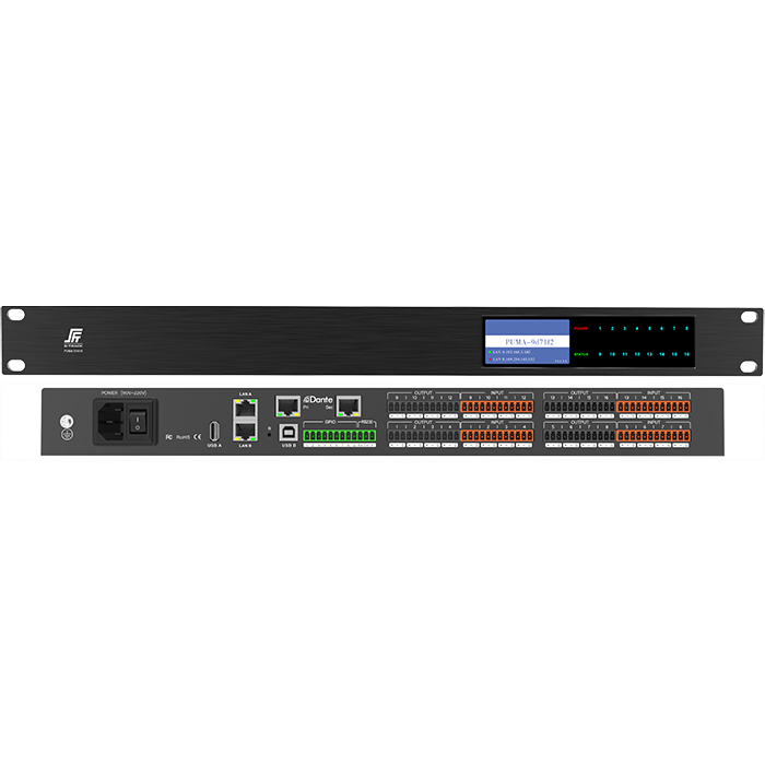 Dante 64 sa 64 Out Open Architecture DSP Network Audio Processor